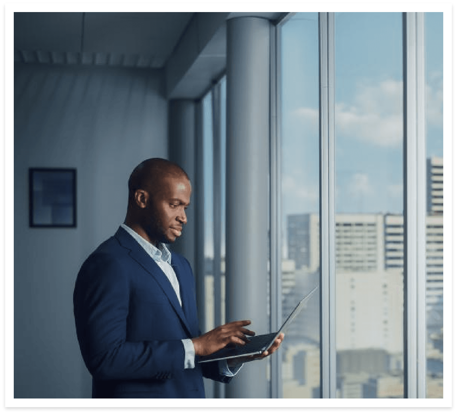 Entrepreneur meeting an adviser